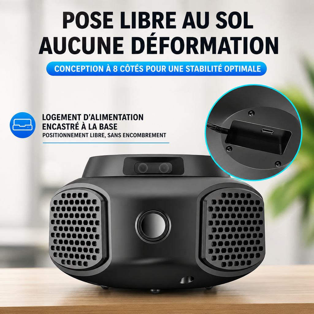 Répulsif Ultrasonique Anti-Nuisibles | Fréquence Variable 20–45 kHz | Sans Produit Chimique | INOVALUX HOME™