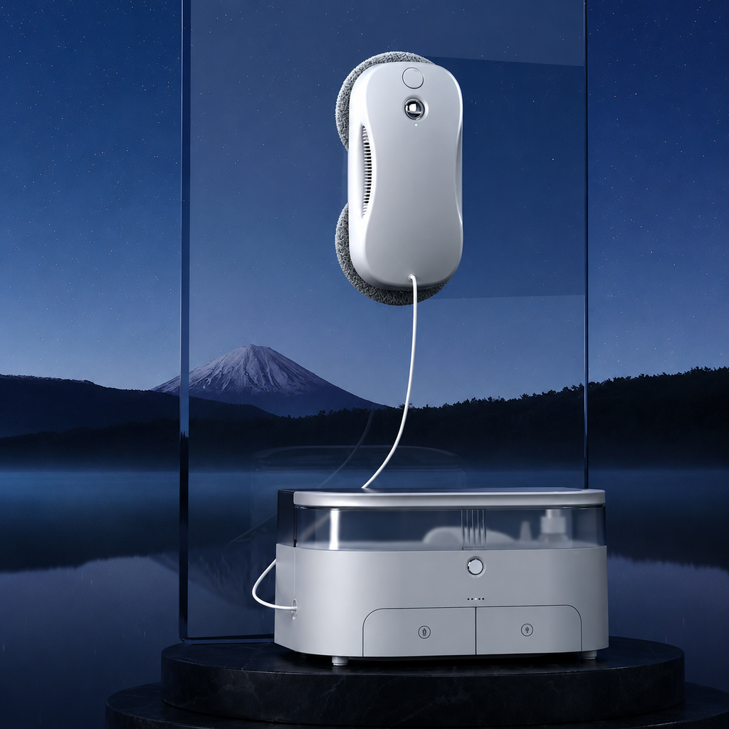 Robot Lave-Vitres Intelligent Automatique IA | Double Pulvérisation | Télécommande & Application | Version 2 INOVALUX HOME™