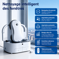 Robot Lave-Vitres Intelligent Automatique IA | Double Pulvérisation | Télécommande & Application | Version 2 INOVALUX HOME™