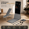 Machine de Sport Écran Connectée + Banc & Accessoires Tout-en-Un | Salle de Sport à Domicile | Coaching IA | INOVALUX HOME™