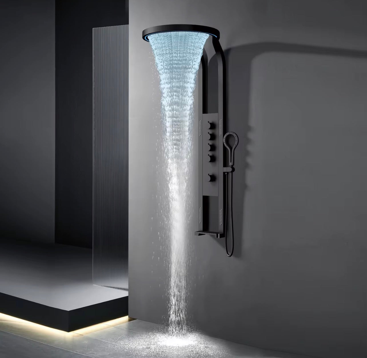 Colonne de Douche Intelligente Effet Spa | Inox Premium | 5 Fonctions | INOVALUX HOME™