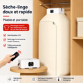 Sèche-linge Semi Automatique Portable | Télécommande | 501-1000W | INOVALUX HOME™