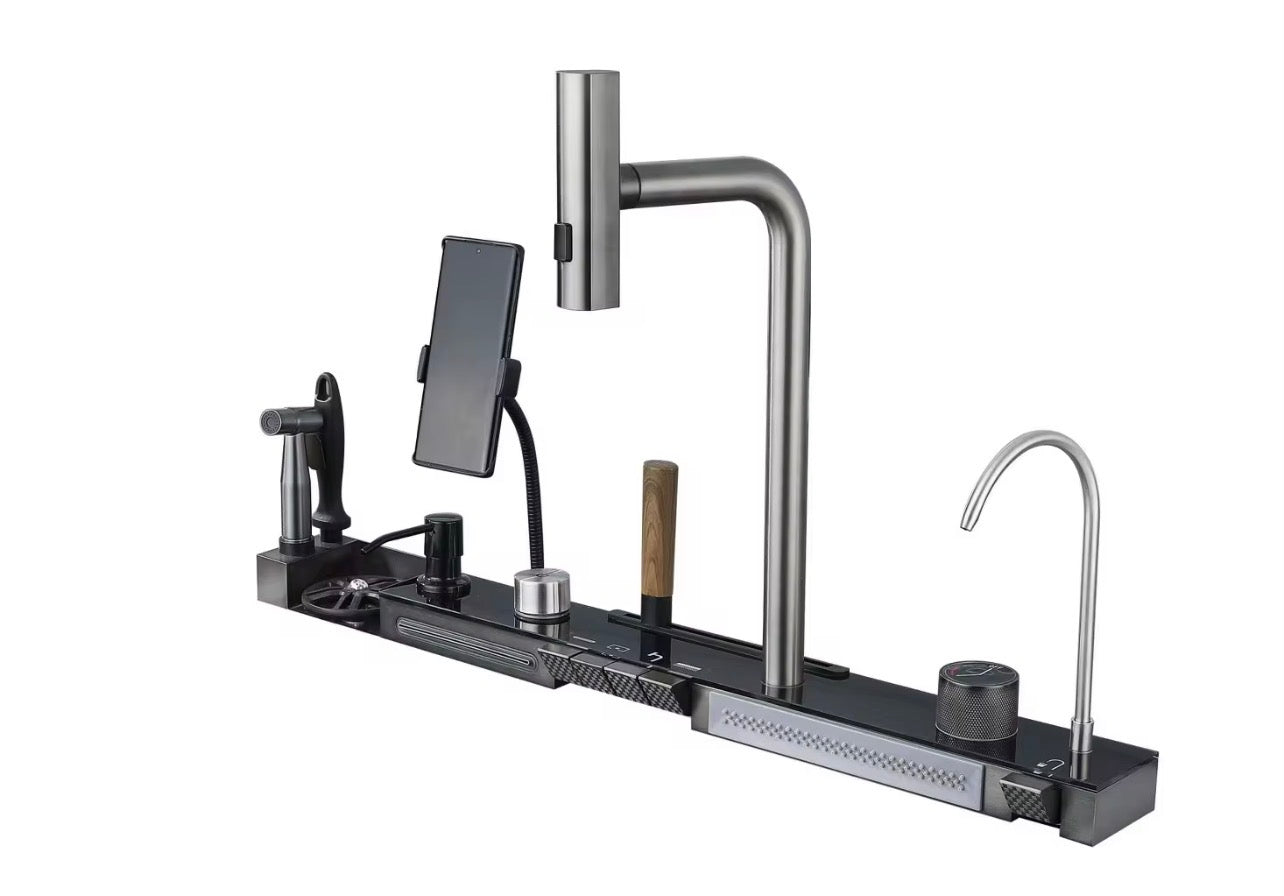 Évier Cuisine Intelligent Multifonctions 11-en-1 | Inox SUS304 | Support Téléphone 360° | INOVALUX HOME™