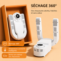 Sèche-Chaussures Électrique Intelligent | Séchage 360° | Silencieux & Portable | INOVALUX HOME™