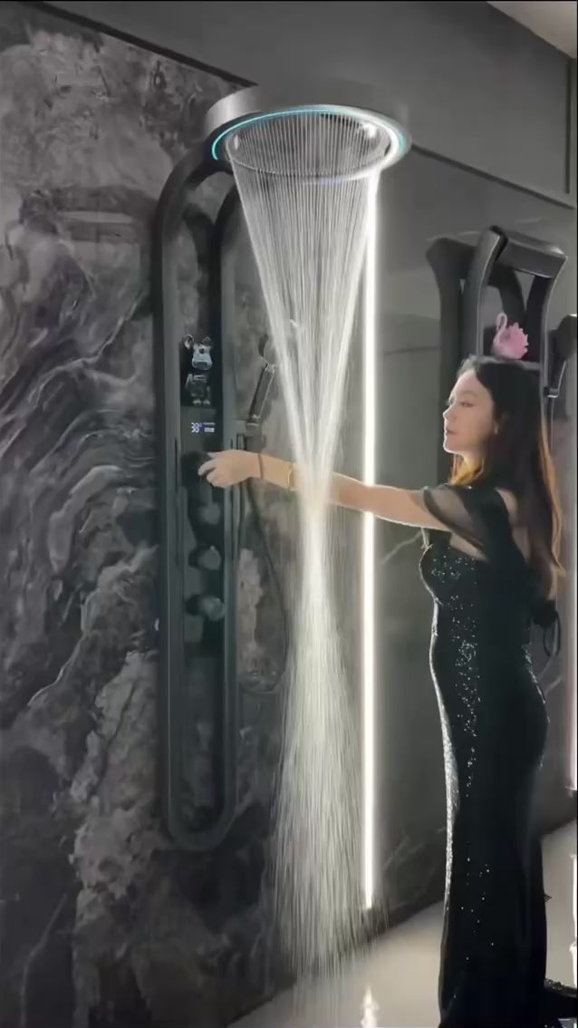 Colonne de Douche Intelligente Effet Spa | Inox Premium | 5 Fonctions | INOVALUX HOME™