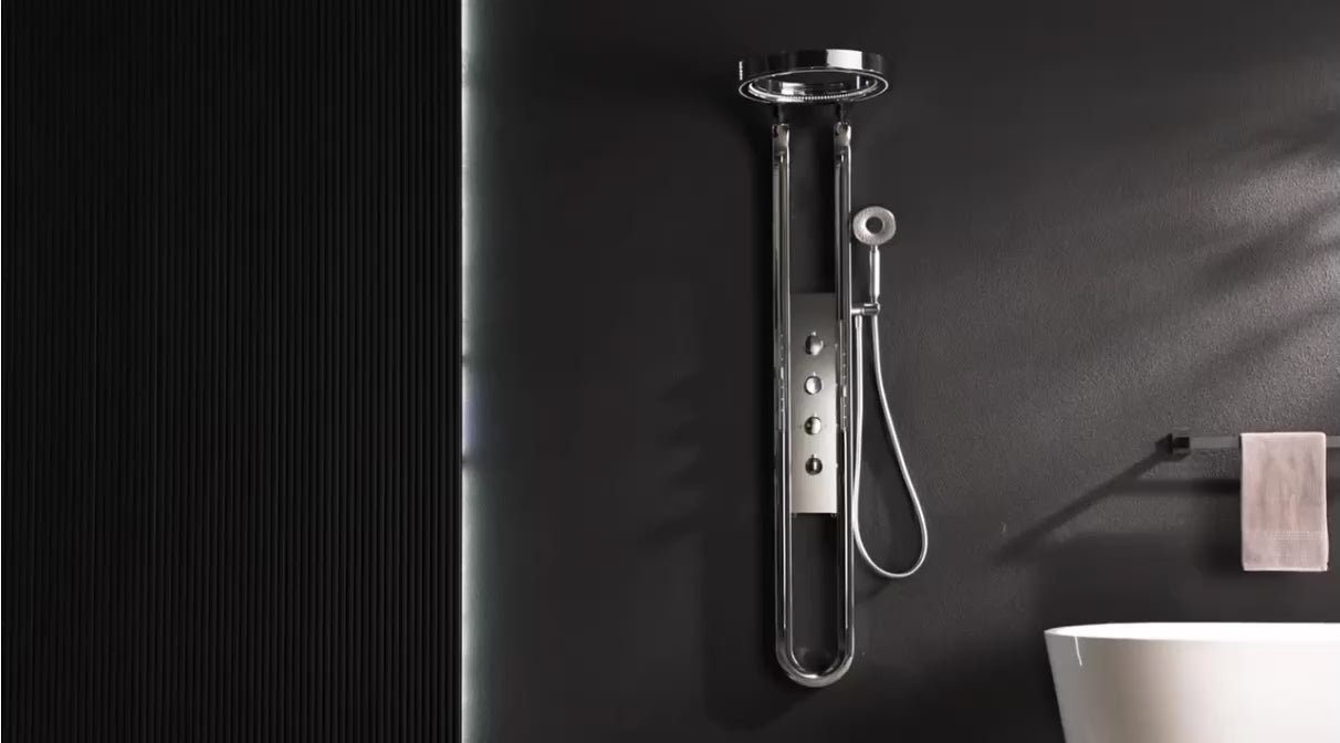Colonne de Douche Intelligente Effet Spa | Inox Premium | 5 Fonctions | INOVALUX HOME™